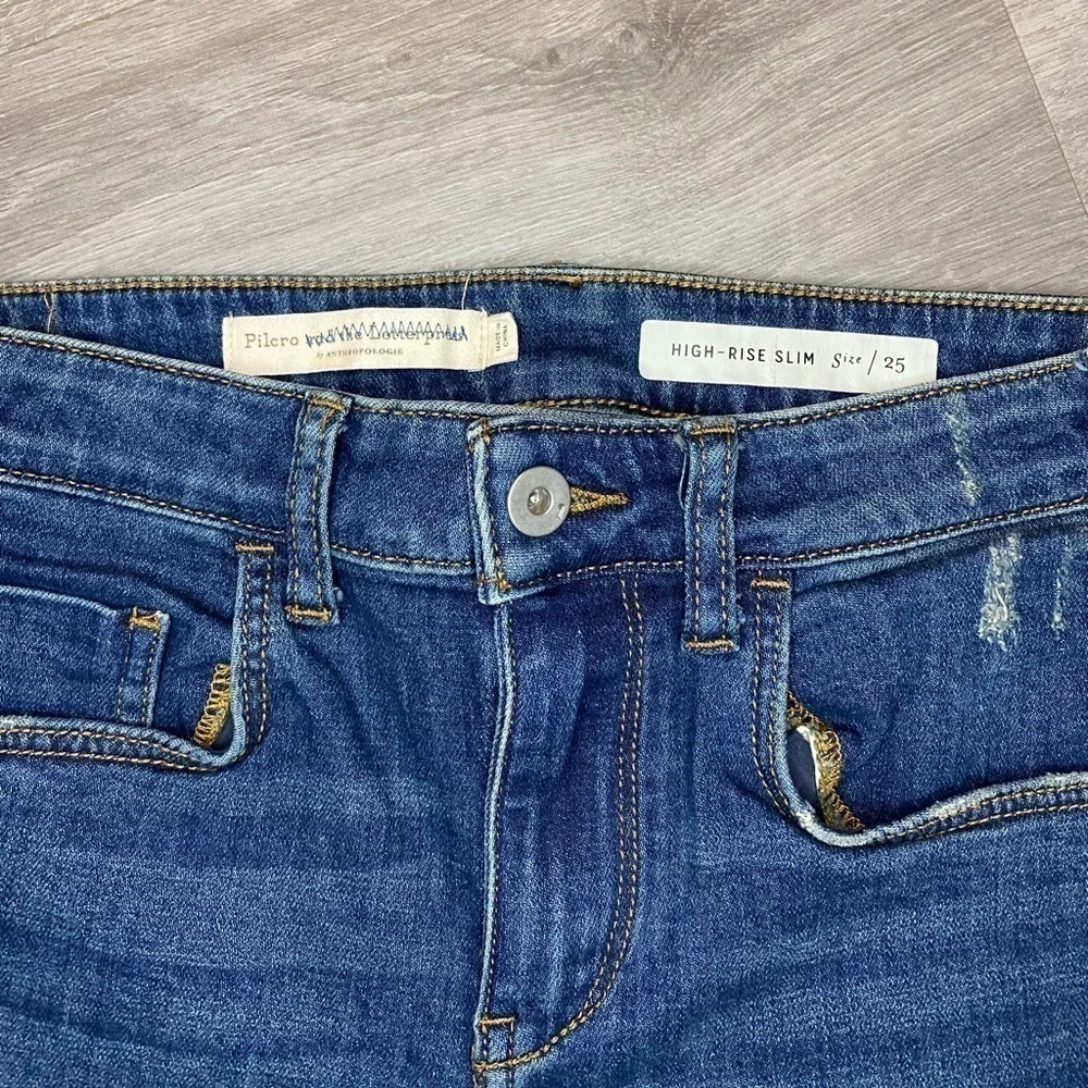 Anthropologie Pilcro And The Letterpress High Rise Slim Bermuda Shorts - Picture 4 of 6